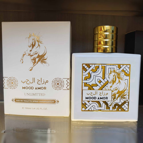 Alcohol-free perfume duo: Mood Amor 100 ml bottle